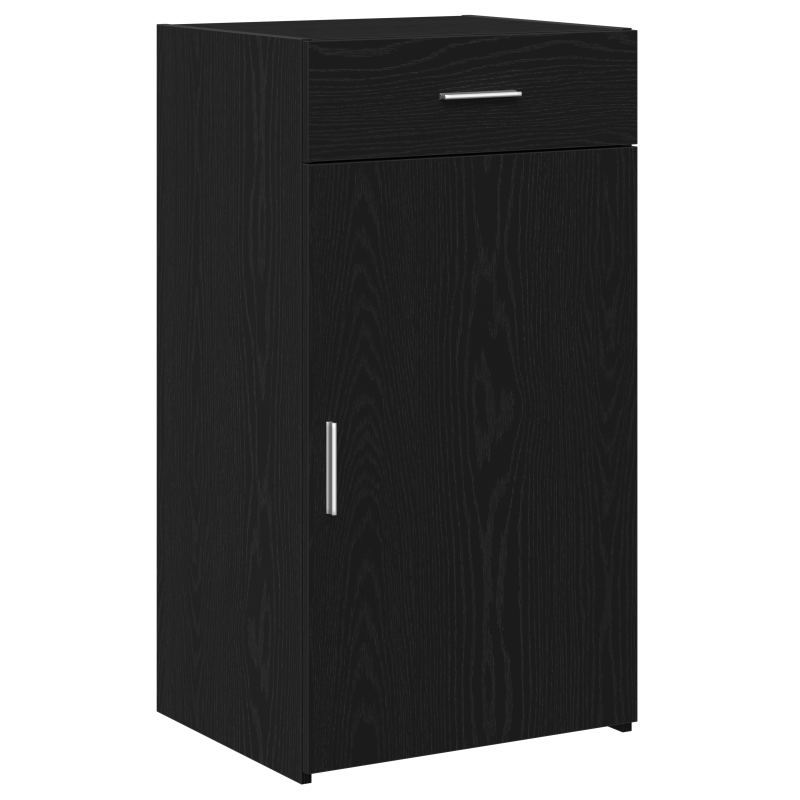Sideboard Schwarz Eiche 30x42,5x93 cm aus Holzwerkstoff