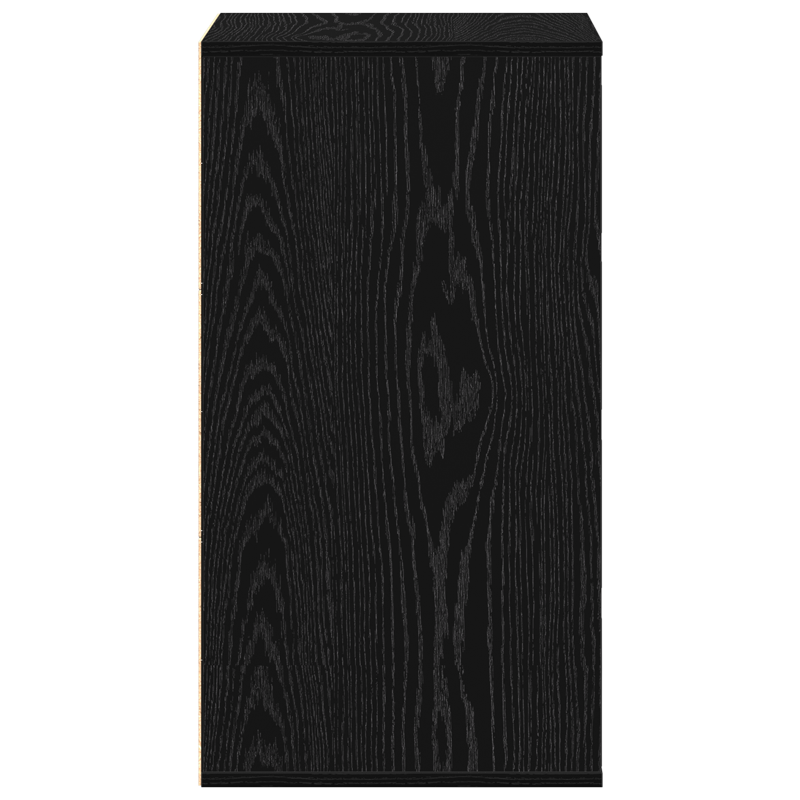 Eck-Kommode Schwarz Eiche 40x41x76 cm Holzwerkstoff