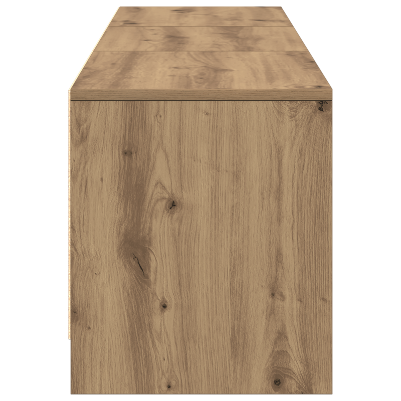 TV-Schrank mit LED Artisan Eiche 165x34x40 cm Holzwerkstoff