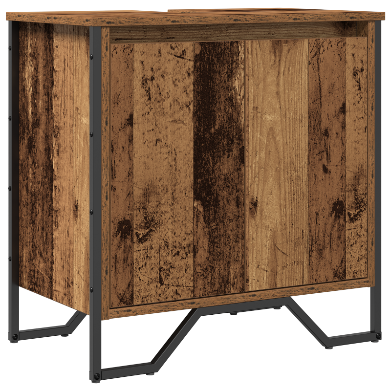 Badezimmerschrank Altes Holz 60x35x50 cm