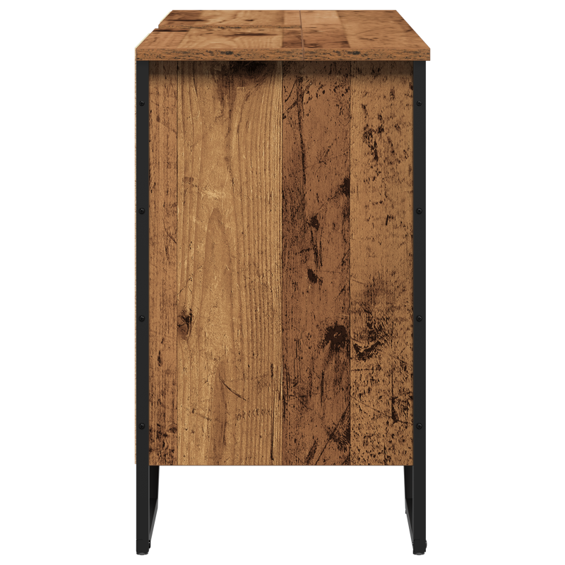Waschbeckenschrank Altes Holz 91x35x60 cm Holzwerkstoff