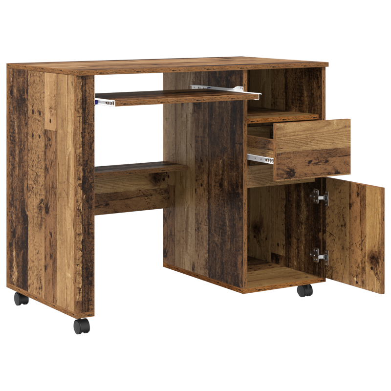 Schiebetür Set Weiß 83x202 cm Massivholz Kiefer