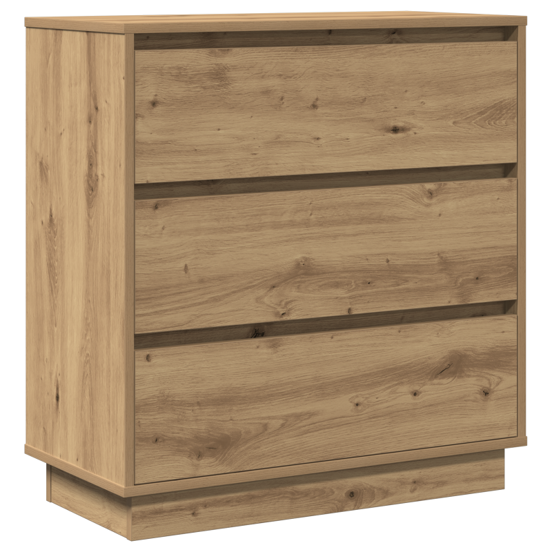Nachttisch mit LED Artisan Eiche 71x34,5x75 cm Holzwerkstoff