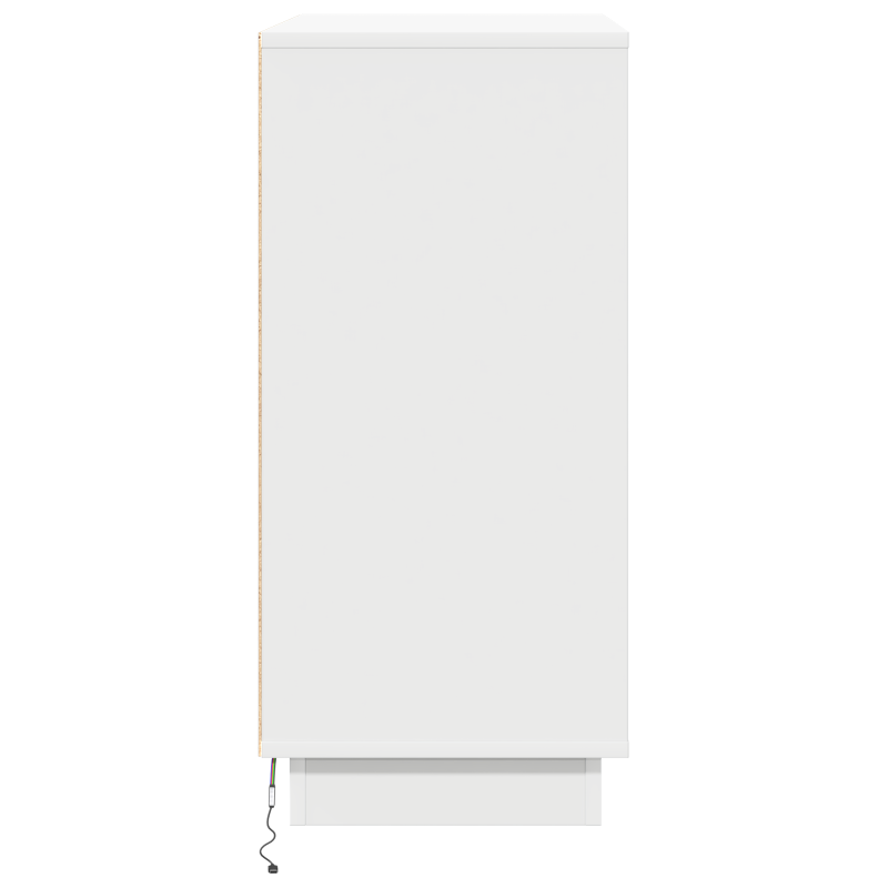 LED Sideboard in Weiß - 71x34.5x75 cm, Hergestellt aus Holzwerkstoff