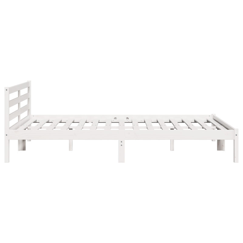 Schiebetür mit Hardware-Set Weiß 93x202 cm Massivholz Kiefer