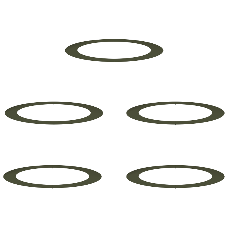 3-teiliges Badezimmermöbel-Set Altholz