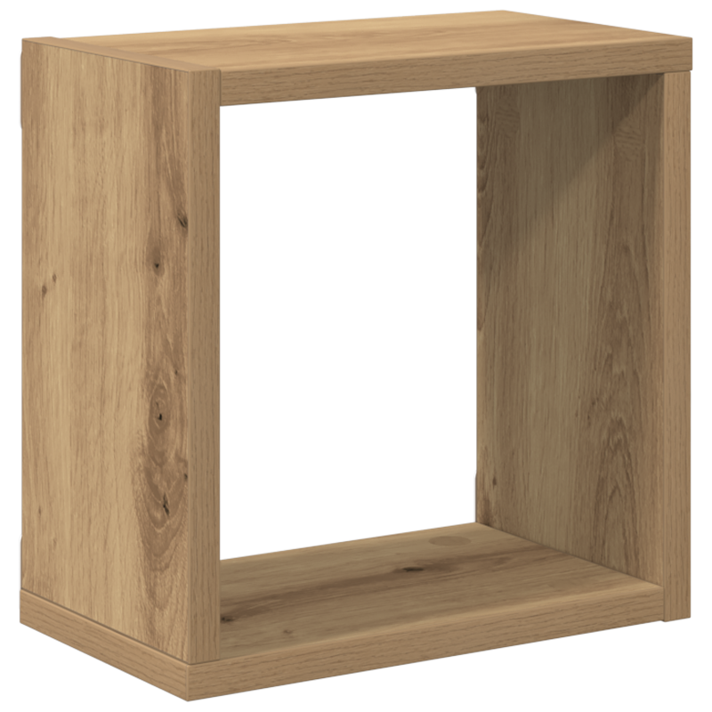 Wandregale Artisan Eiche MDF mit Furnier 26 x 15 x 26 cm