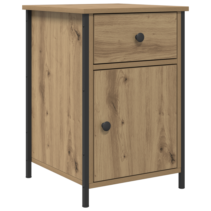 Nachttisch Eichenholz 40x42x60 cm Holzwerkstoff