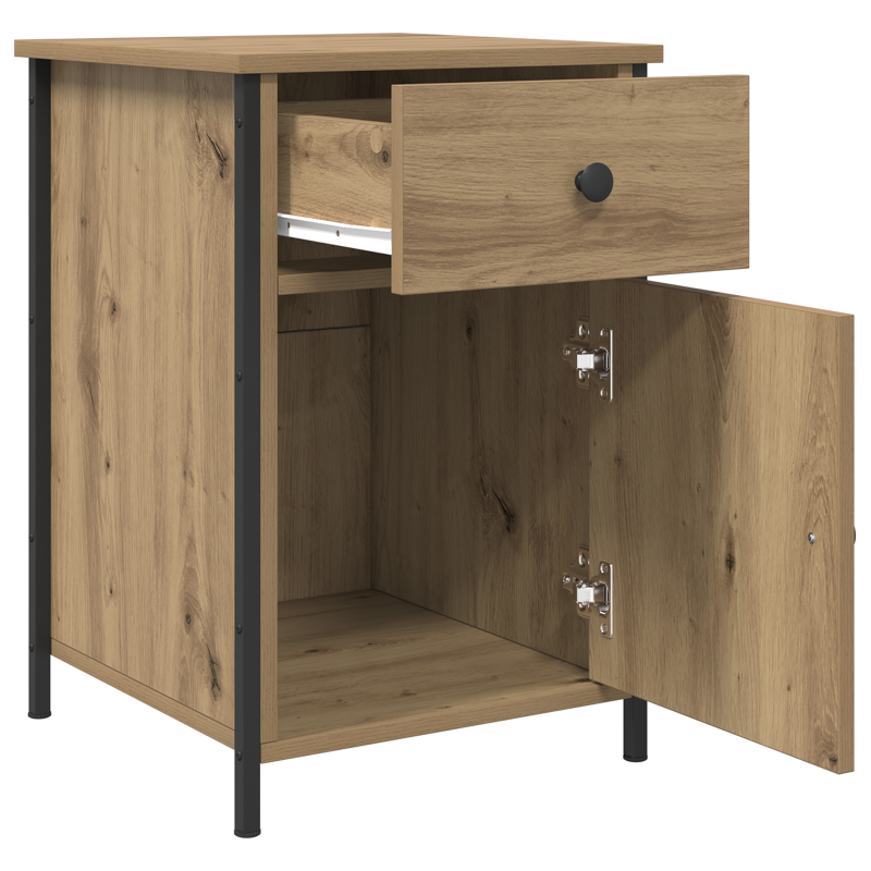 Nachttisch Eichenholz 40x42x60 cm Holzwerkstoff