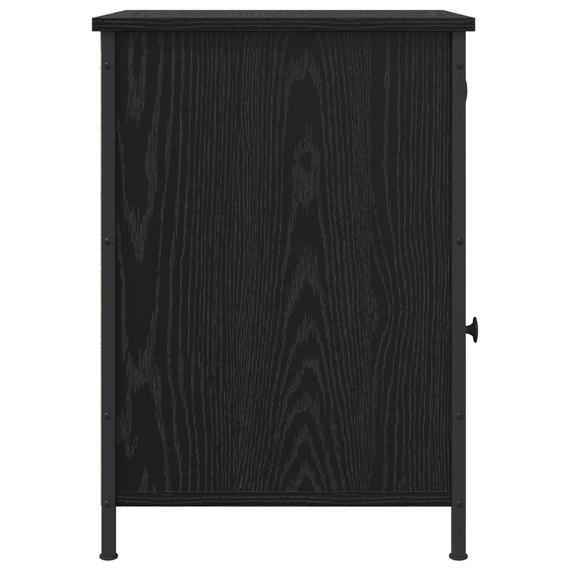 Nachttisch Schwarz Eiche 40x42x60 cm Holzwerkstoff