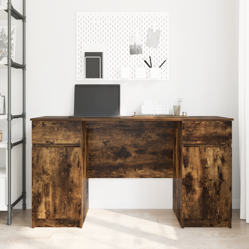 Schreibtisch Rauch-Eiche 140x49x76 cm Holzwerkstoff