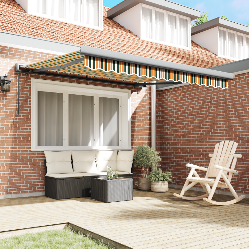 5-teiliges Garten Sofa Set mit Kissen Braunes Poly Rattan
