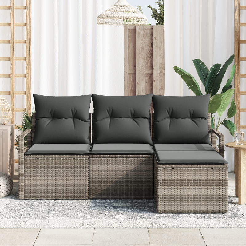 Bücherregal-Bett Grau Sonoma 140x200 cm Spanplatte