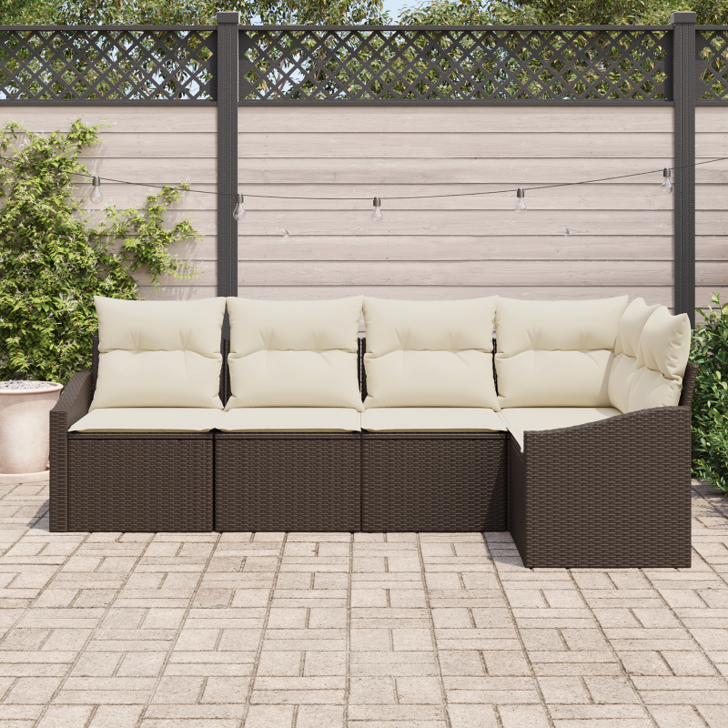 Boxspringbett mit Matratze Taupe 100x200 cm Stoff
