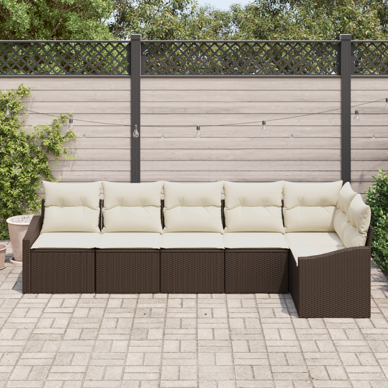 Boxspringbett mit Matratze Creme 140x190 cm Stoff
