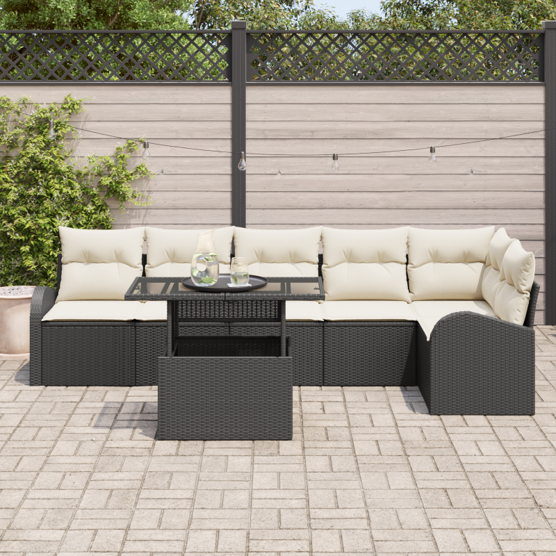 Boxspringbett mit Matratze & Bank Taupe 120x190 cm Stoff