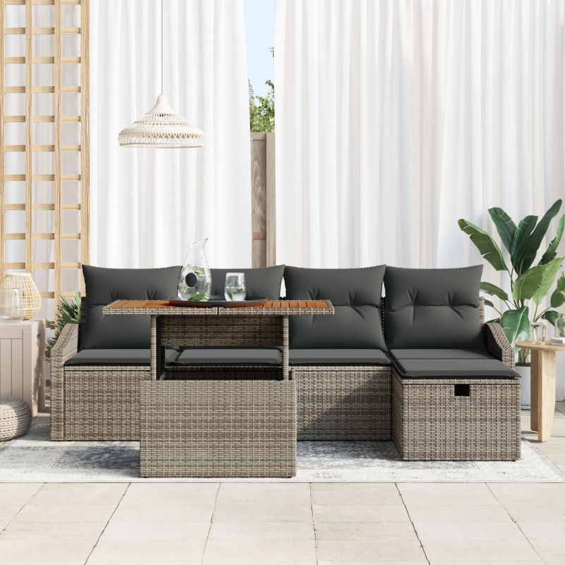 Boxspringbett mit Matratze & LED Dunkelgrau 160x200 cm Stoff