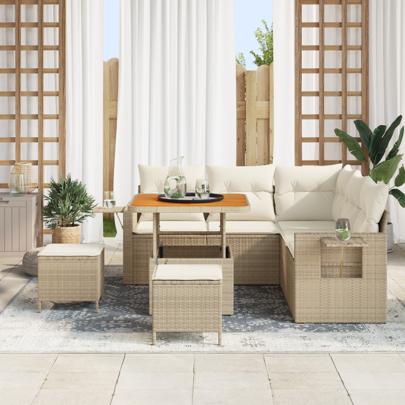 Boxspringbett mit Matratze in Taupe – Kleines Doppelbett aus Stoff