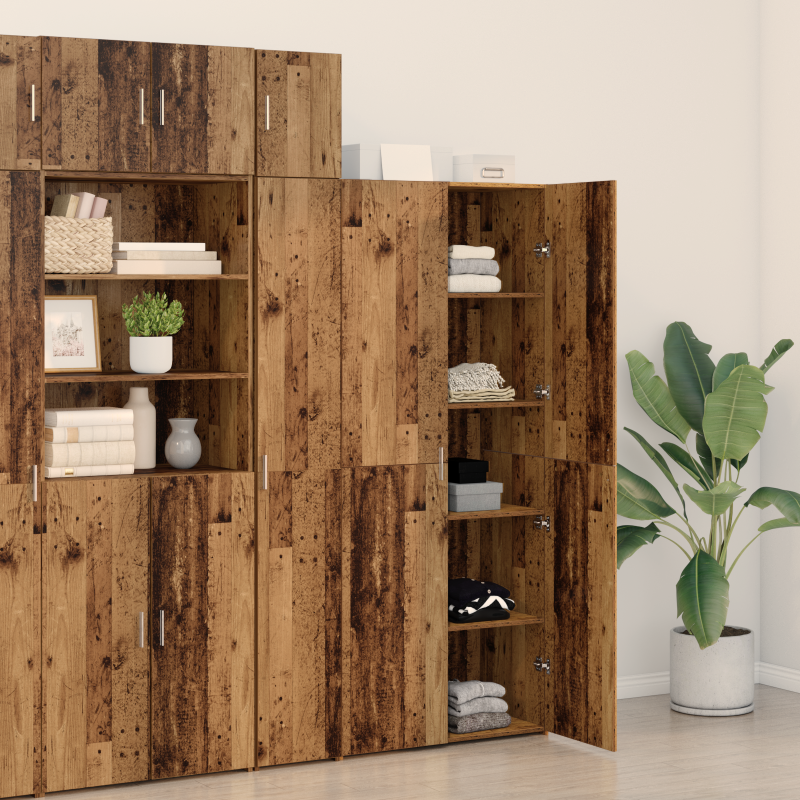Highboard Altholz 40x42.5x185 cm Spanplatte