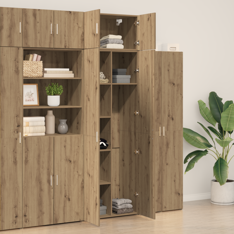 Stauraumschrank Artisan Eiche 70x42,5x225 cm Ingenieurholz