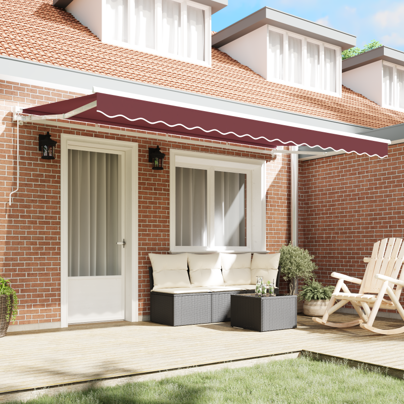 5-teiliges Garten Sofa Set mit Kissen braun Poly Rattan