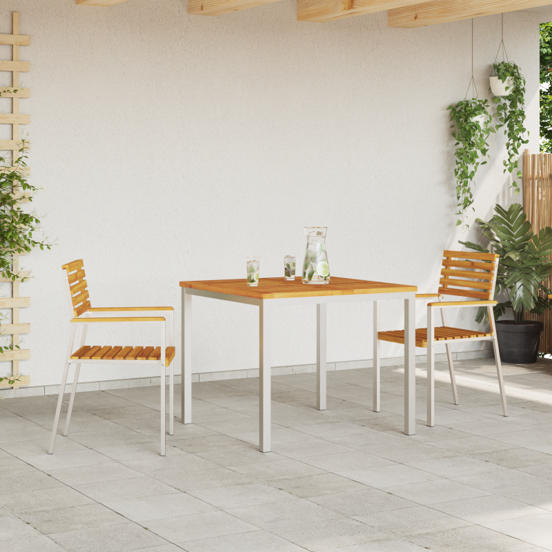 Bücherregalbett Weiß 200x200 cm Holzwerkstoff