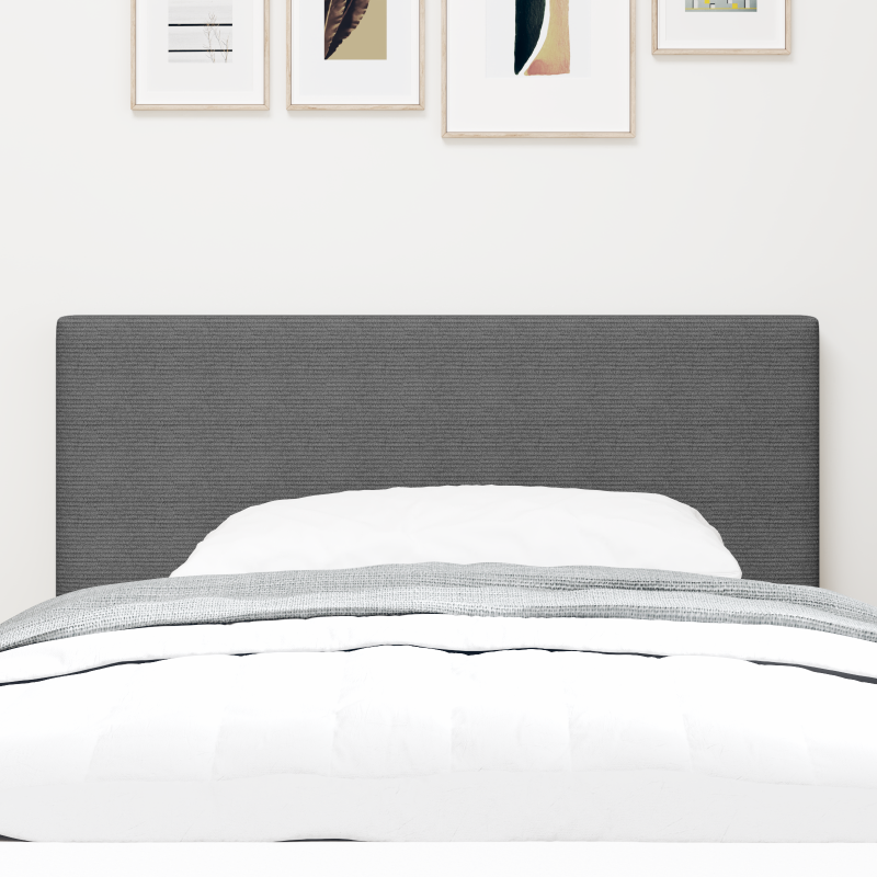 Kopfteil Schlichtes Design Hellgrau 100 cm Cordstoff