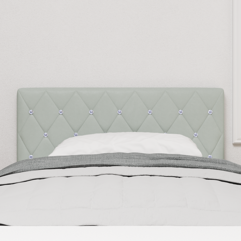 Boxspringbett mit Matratze Hellgrau 200x200 cm Stoff