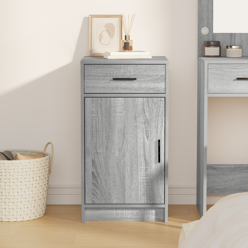 Sideboard Grau Sonoma 40x41x75 cm Holzwerkstoff