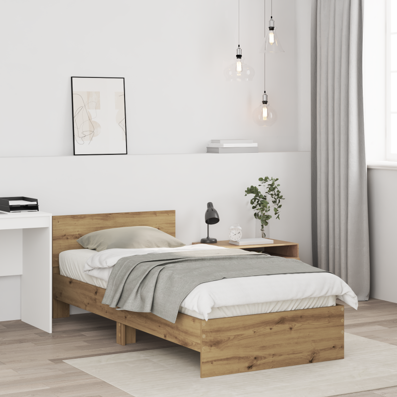 Schiebetür mit Beschlägen Set Weiß 83x202 cm Massivholz Kiefer