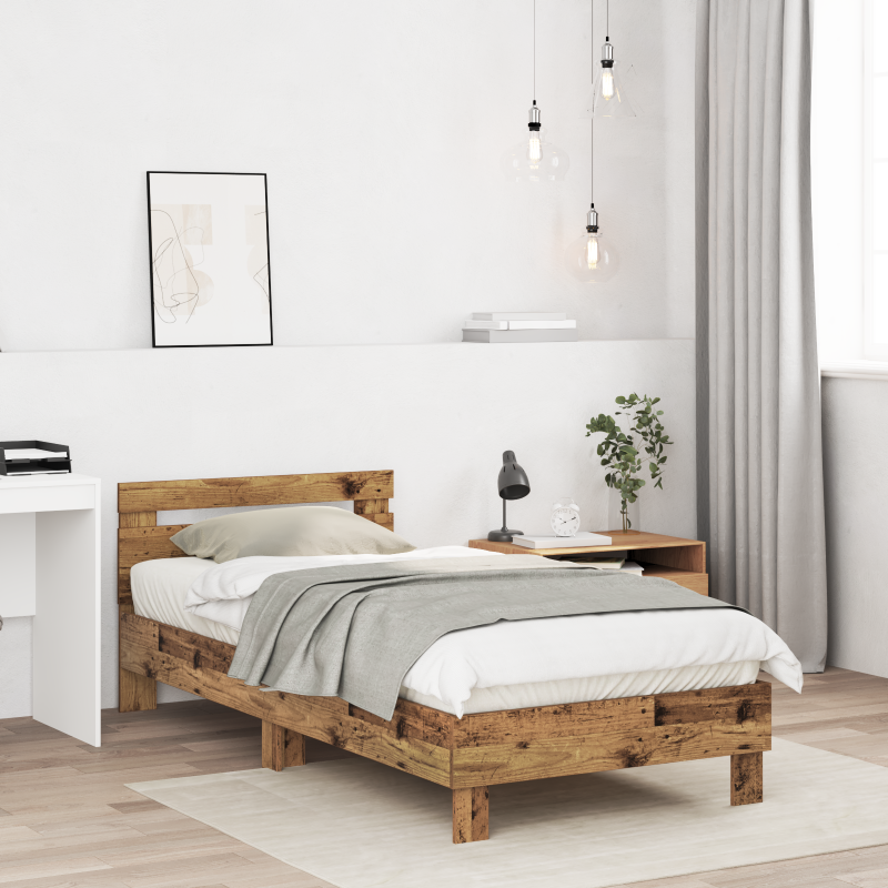 Schiebetür mit Hardware-Set ORKDALWeiß Massivholz Kiefer