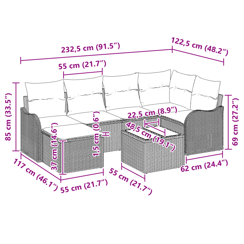 Boxspringbett mit Matratze & LED Licht Hellgrau 180x200 cm Samt