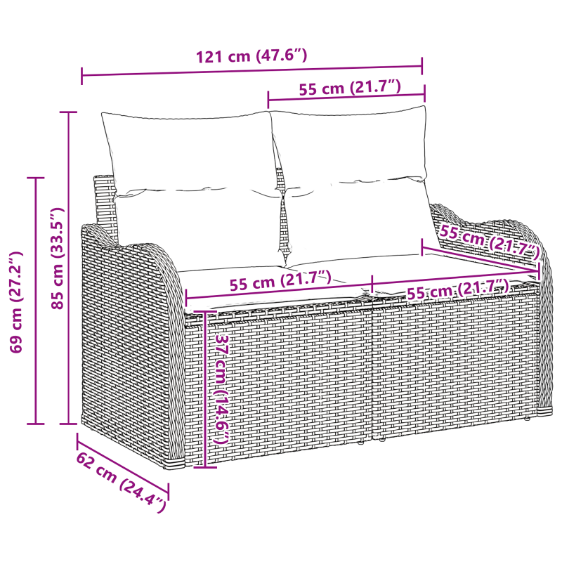Automatische Einziehbare Markise Weiß 500x300 cm