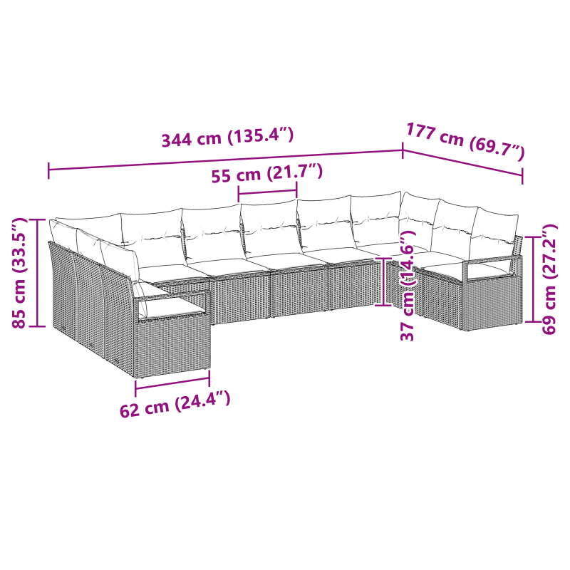 Schiebetür mit Zubehör Set Weiß 83x202 cm Massivholz Kiefer