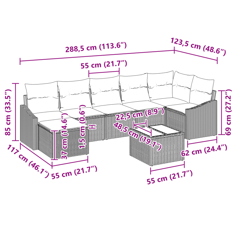 Zaunpfosten 22 Stück U-Kanal 150 cm Verzinkter Stahl