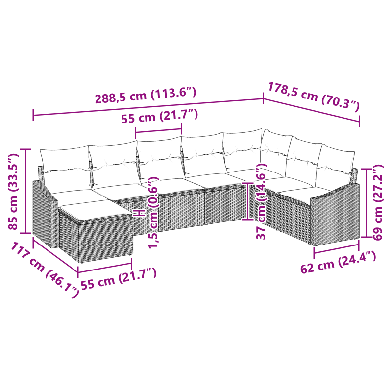 Boxspringbett mit Matratze Hellgrau 200x200 cm Stoff