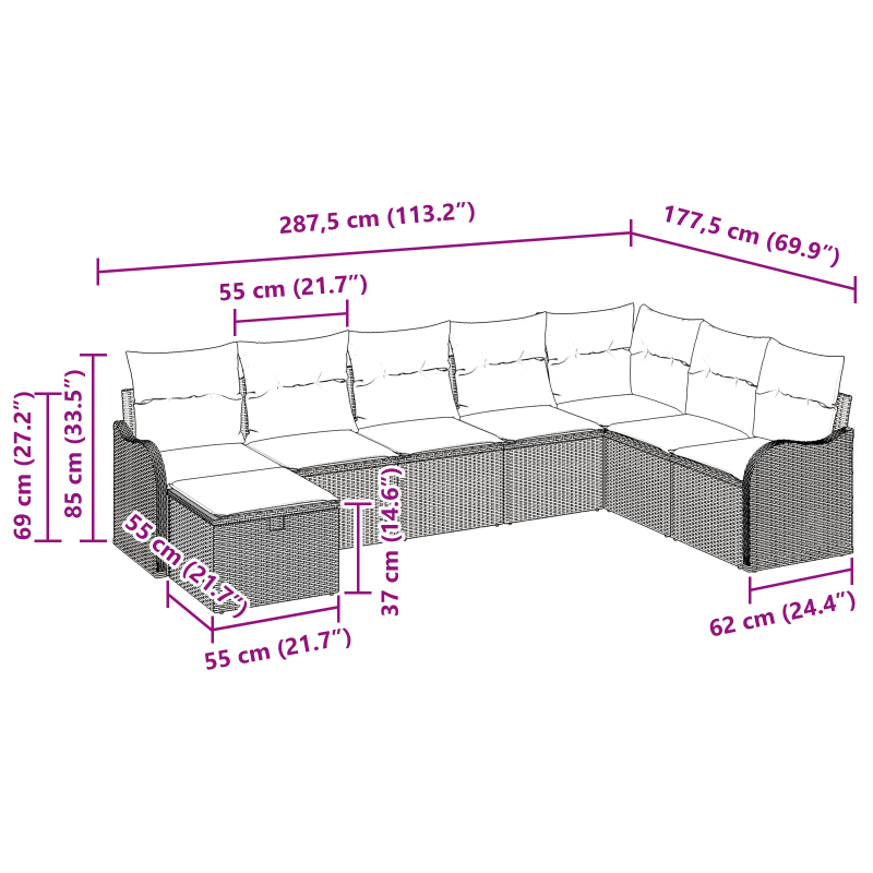 Schiebetür mit Zubehör Set Weiß 83x202 cm Massivholz Kiefer