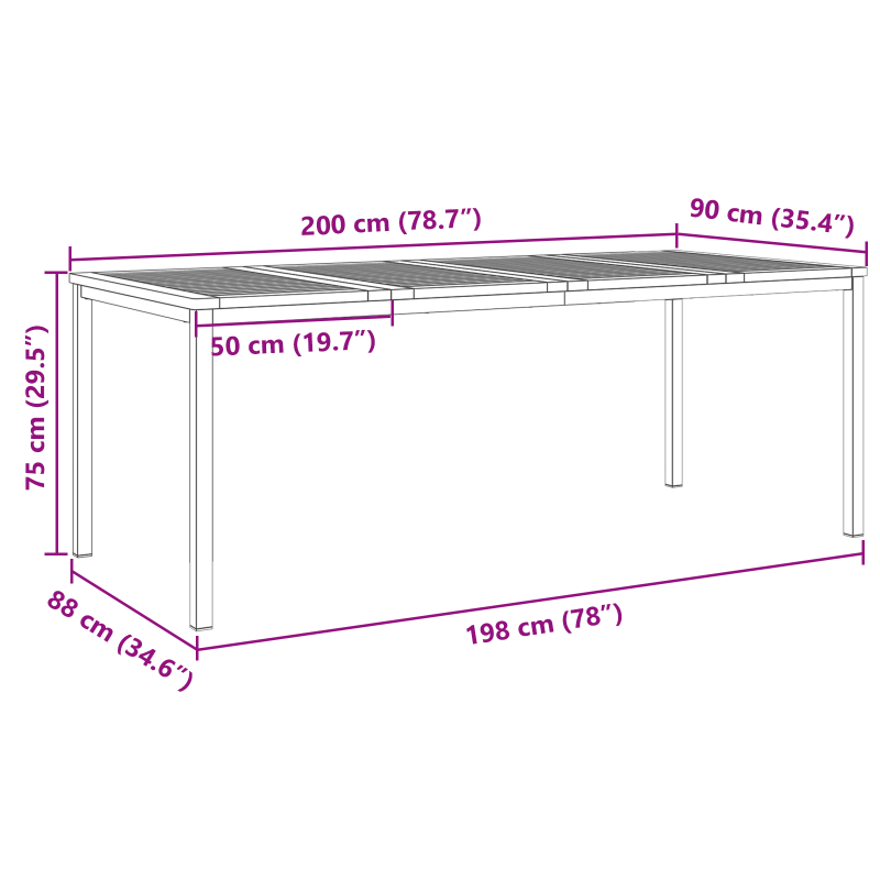 Bücherregalbett Geräucherte Eiche 100x200 cm Holzwerkstoff