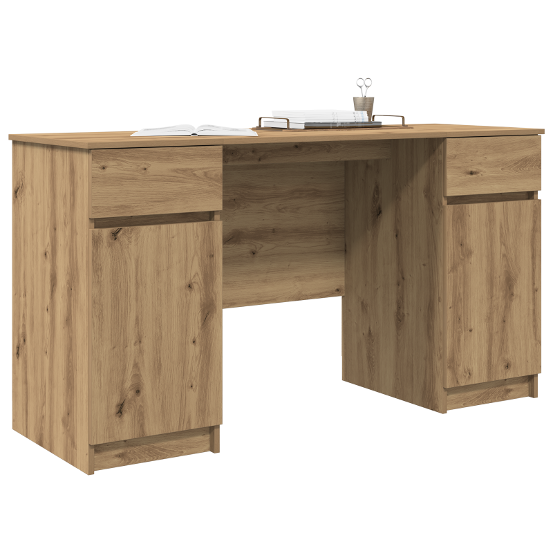 Schreibtisch Artisan Eiche 140x49x76 cm Holzwerkstoff