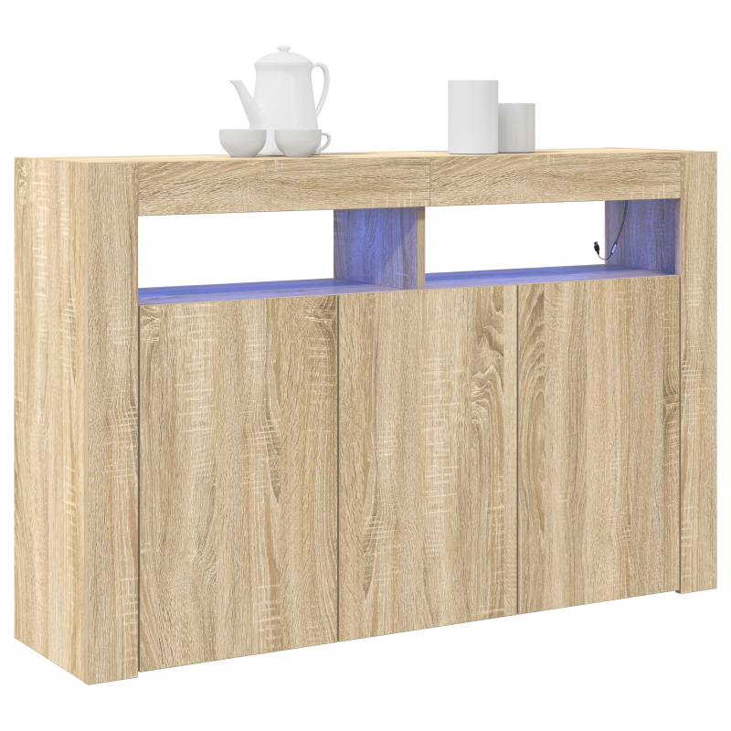 Sideboard Sonoma Eiche Ingenieurl Holz 116 x 30 x 75 cm Sideboard