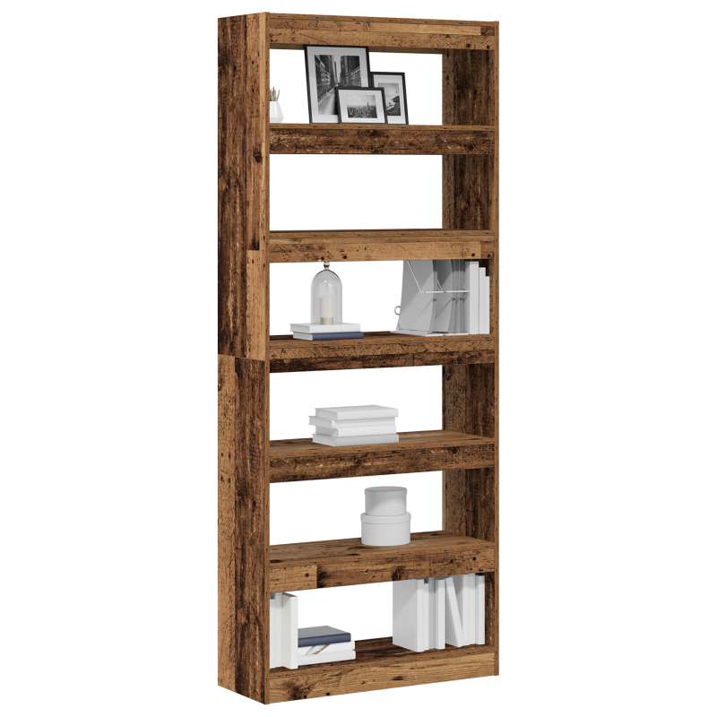 Altholz Bücherregal Altholz Holzwerkstoff 80 x 30 x 198 cm