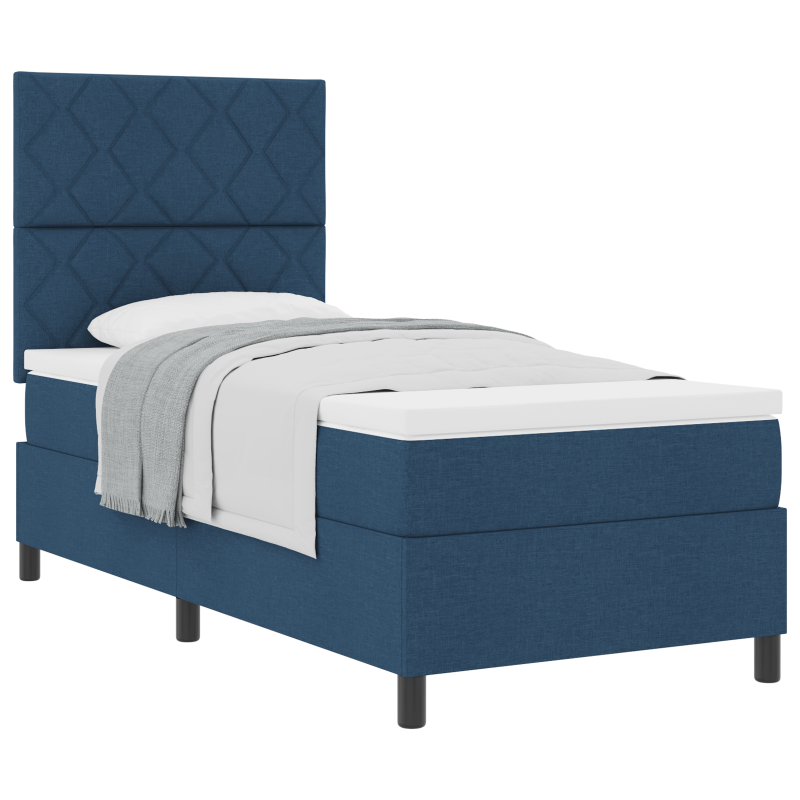 Boxspringbett mit Matratze Taupe Super King Stoff