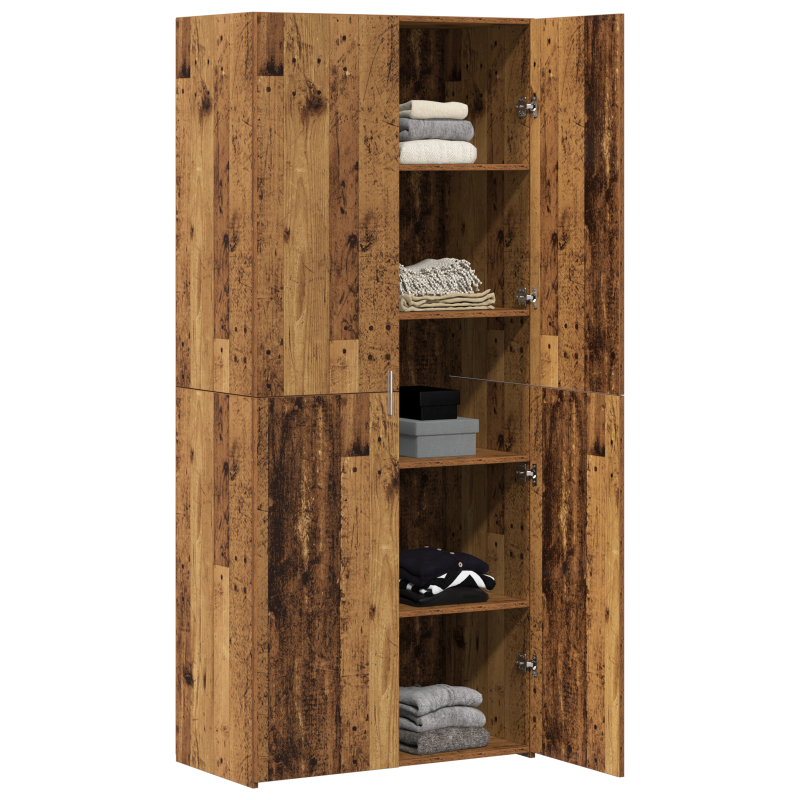 Highboard Altholz 40x42.5x185 cm Spanplatte