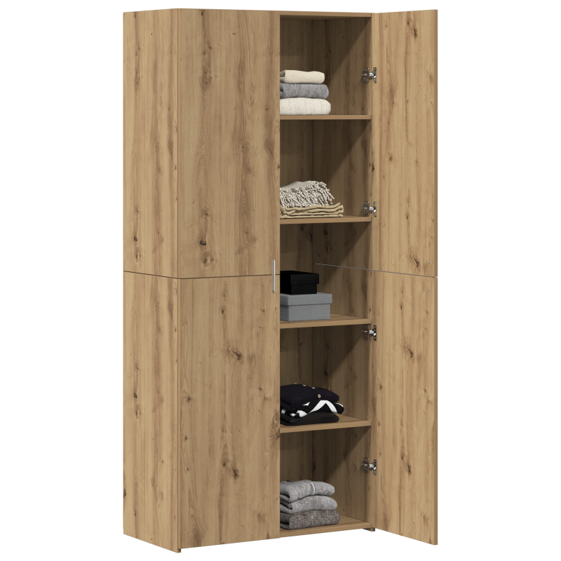 Hochboard Artisan Eiche 40x42.5x185 cm Holzwerkstoff