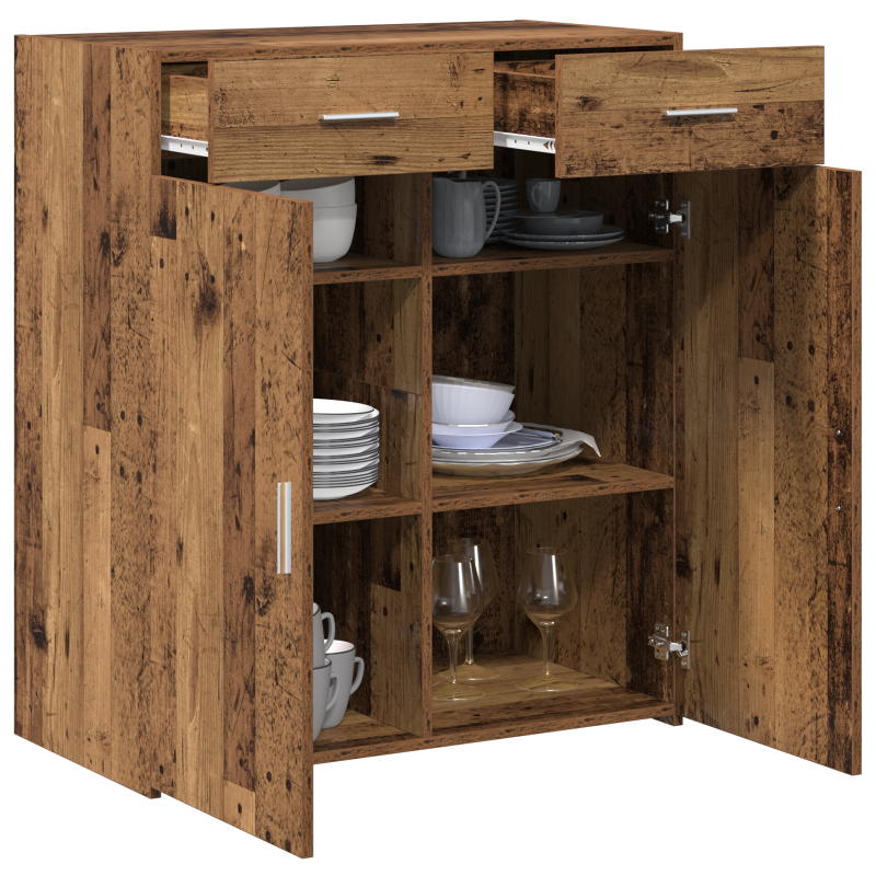 Aufbewahrungsschrank Alter Holz 80x42,5x93,5 cm