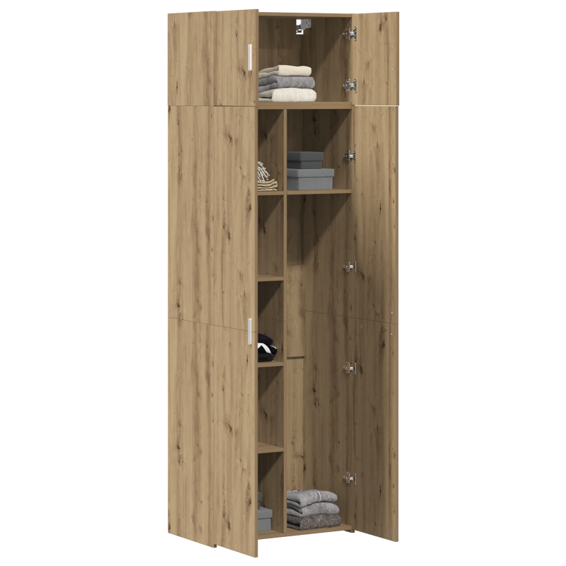 Stauraumschrank Artisan Eiche 70x42,5x225 cm Ingenieurholz