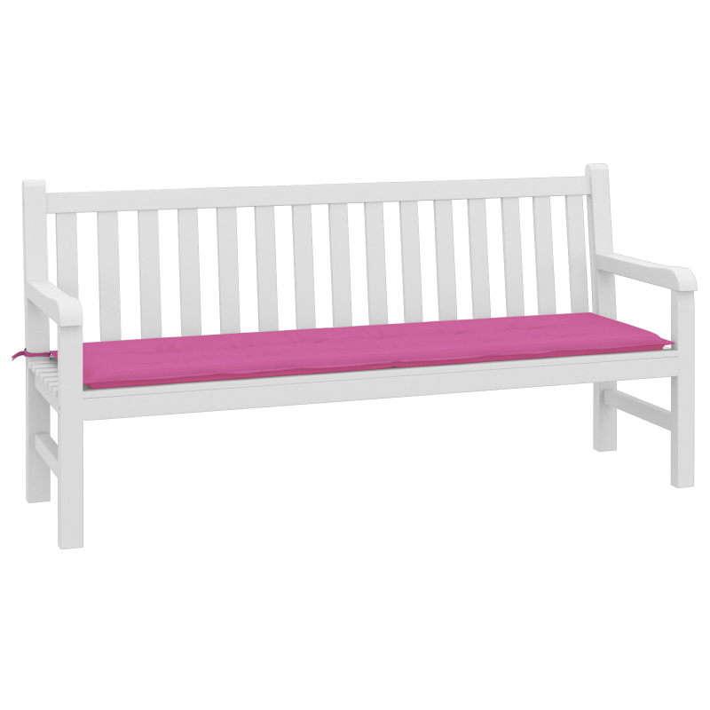 Gartenbankkissen Rosa 180x50x4 cm Oxford-Gewebe