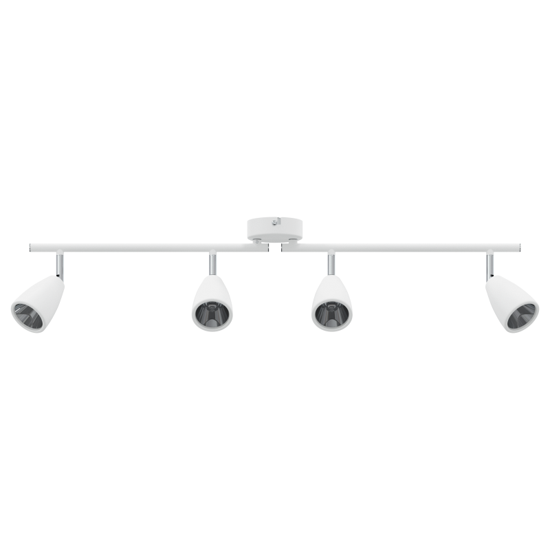 Deckenstrahler 4-Wege-Verstellbar Weiß GU10