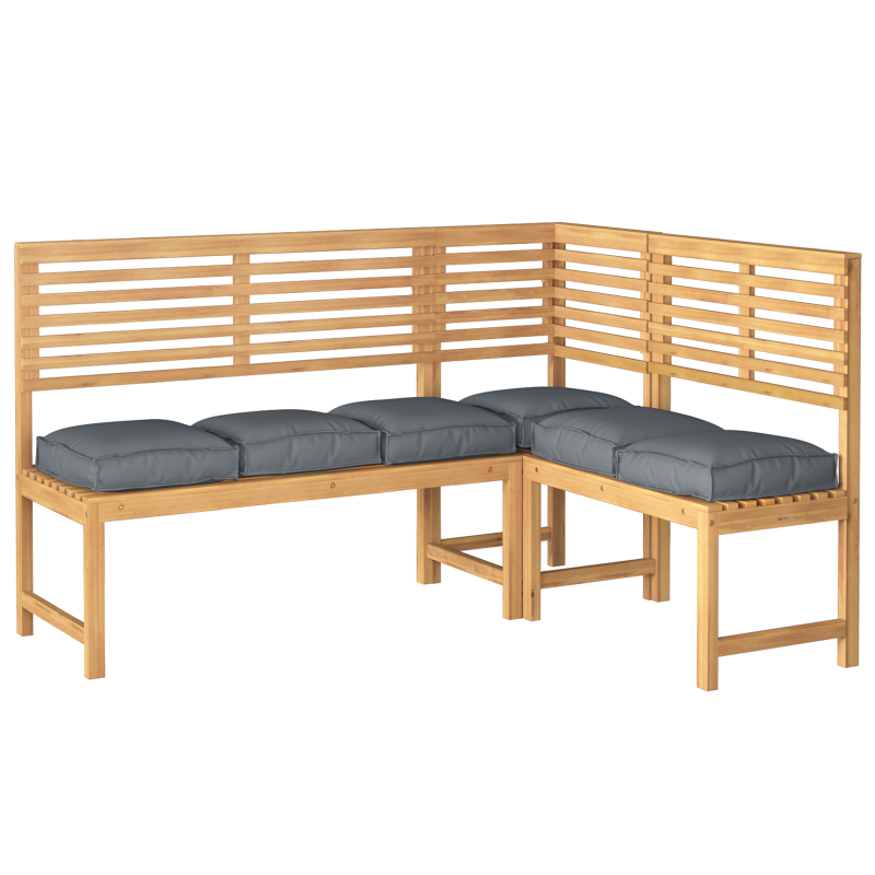 Pallet-Kissen für Sitz 6 Stück Anthrazit 40x40x8 cm Oxford-Gewebe