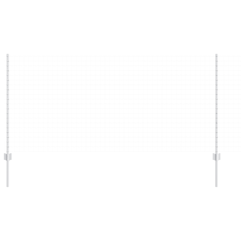 Zaunpfosten 10 pcs U-Channel 120 cm Verzinkter Stahl